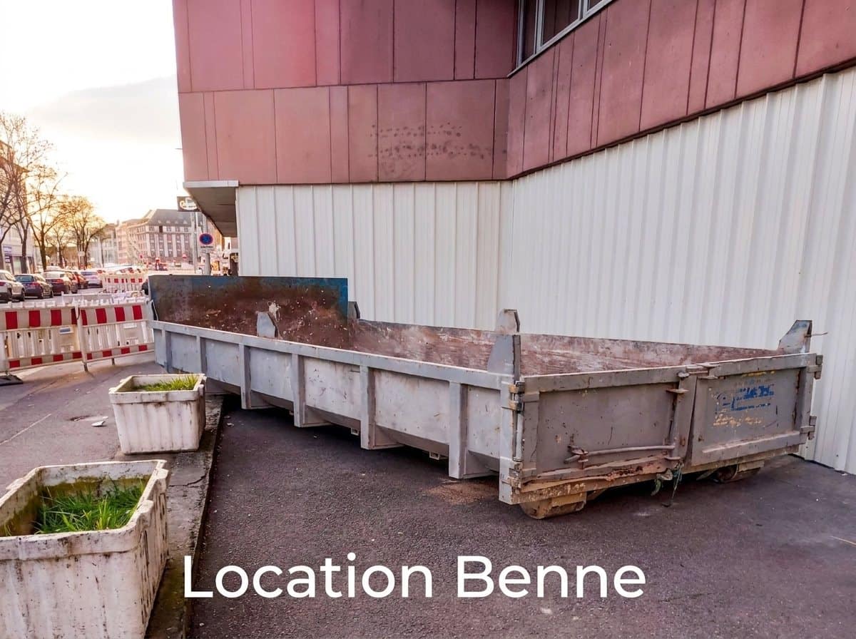 Démolition à Obernai — Location Benne